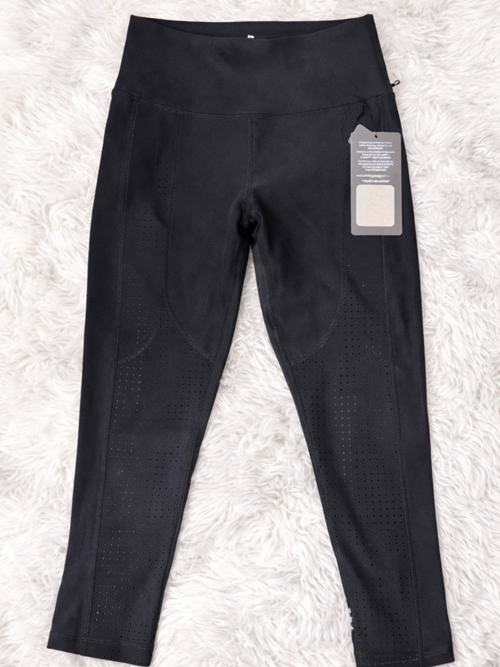 90 Degree By Reflex High Waisted Leggings Black M NWT